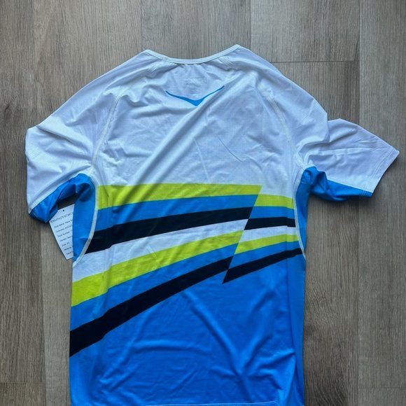 Womens HOKA One Elite Race Short Sleeve Run Top Aggies Run Club Colorway Kit NWT - Picture 3 of 6